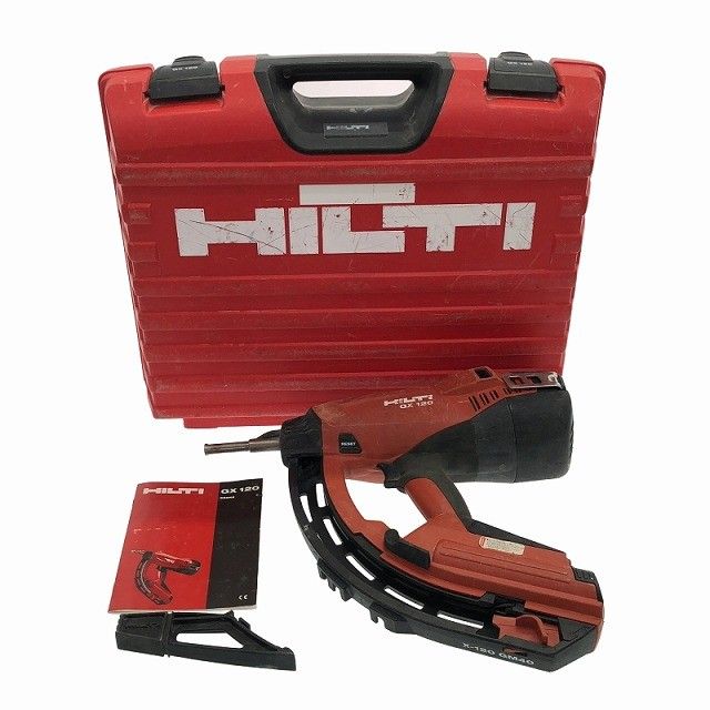 ☆中古品☆HILTI ヒルティ ガス式鋲打ち機 GX120 ケース付 ガスネイラ
