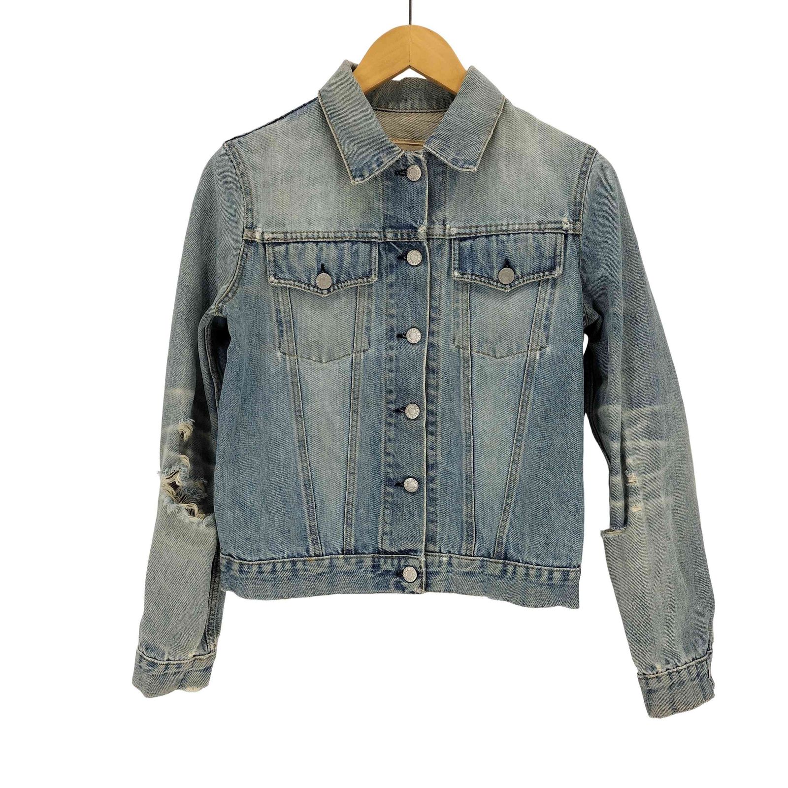 ヘルムートラング HELMUT LANG 本人期 VINTEGE SANDED DENIM HL JK レディース 40