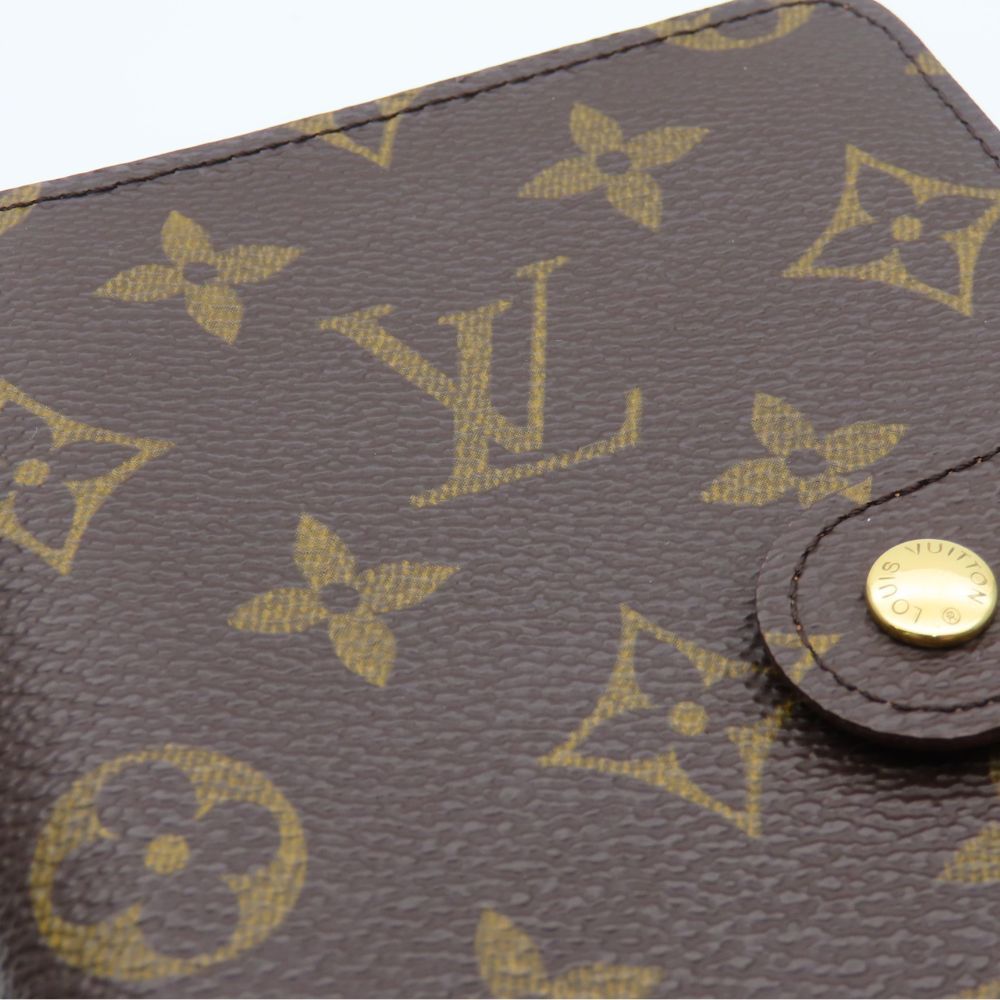 中古】 ルイ・ヴィトン 二つ折り財布 ポルト・パピエ・ジップ M61207