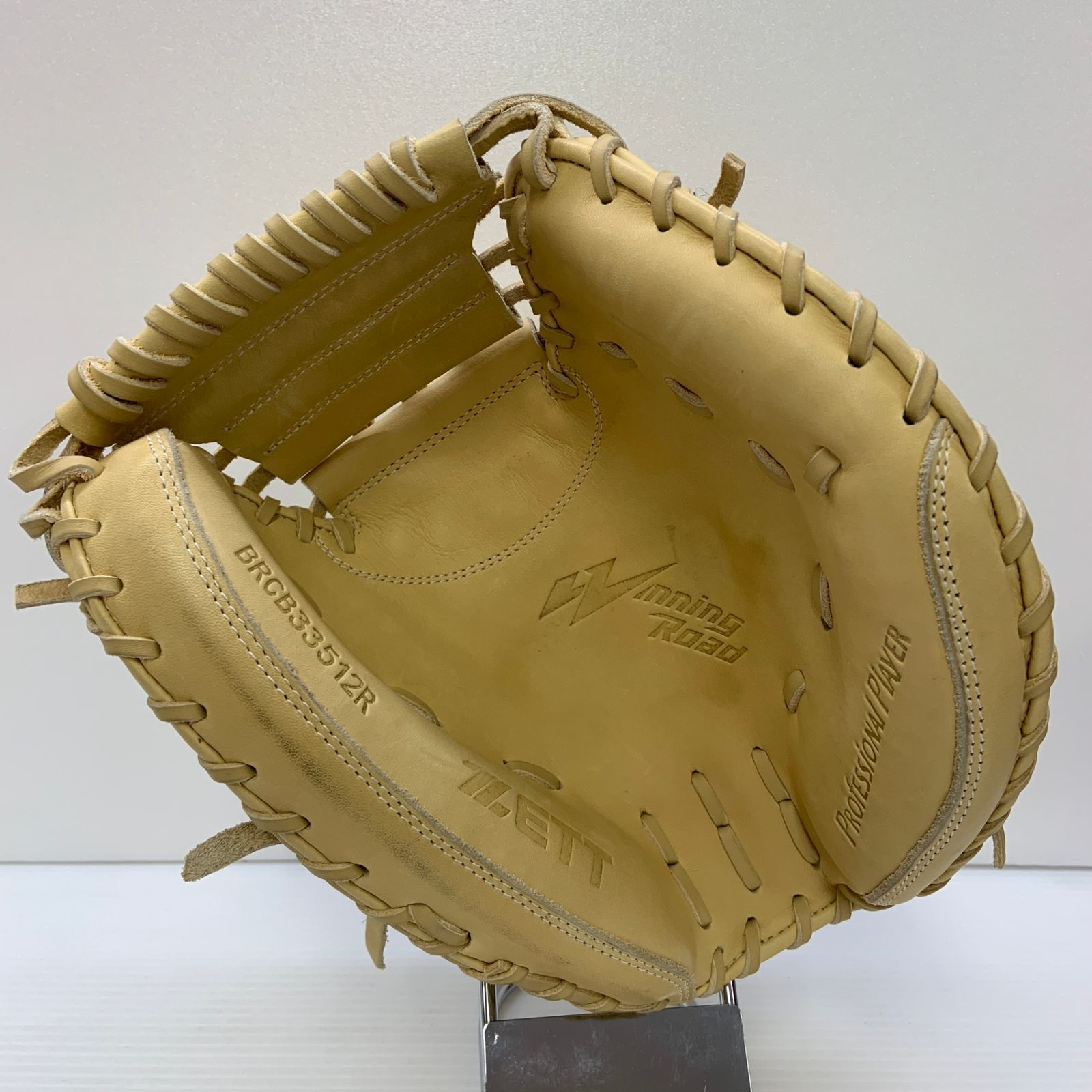 【美品】ZETT軟式グラブ捕手用ウィニングロードBRCB33512右投/一般大人 美品】ZETT軟式グラブ捕手用ウィニングロードBRCB33512右投/一般大人