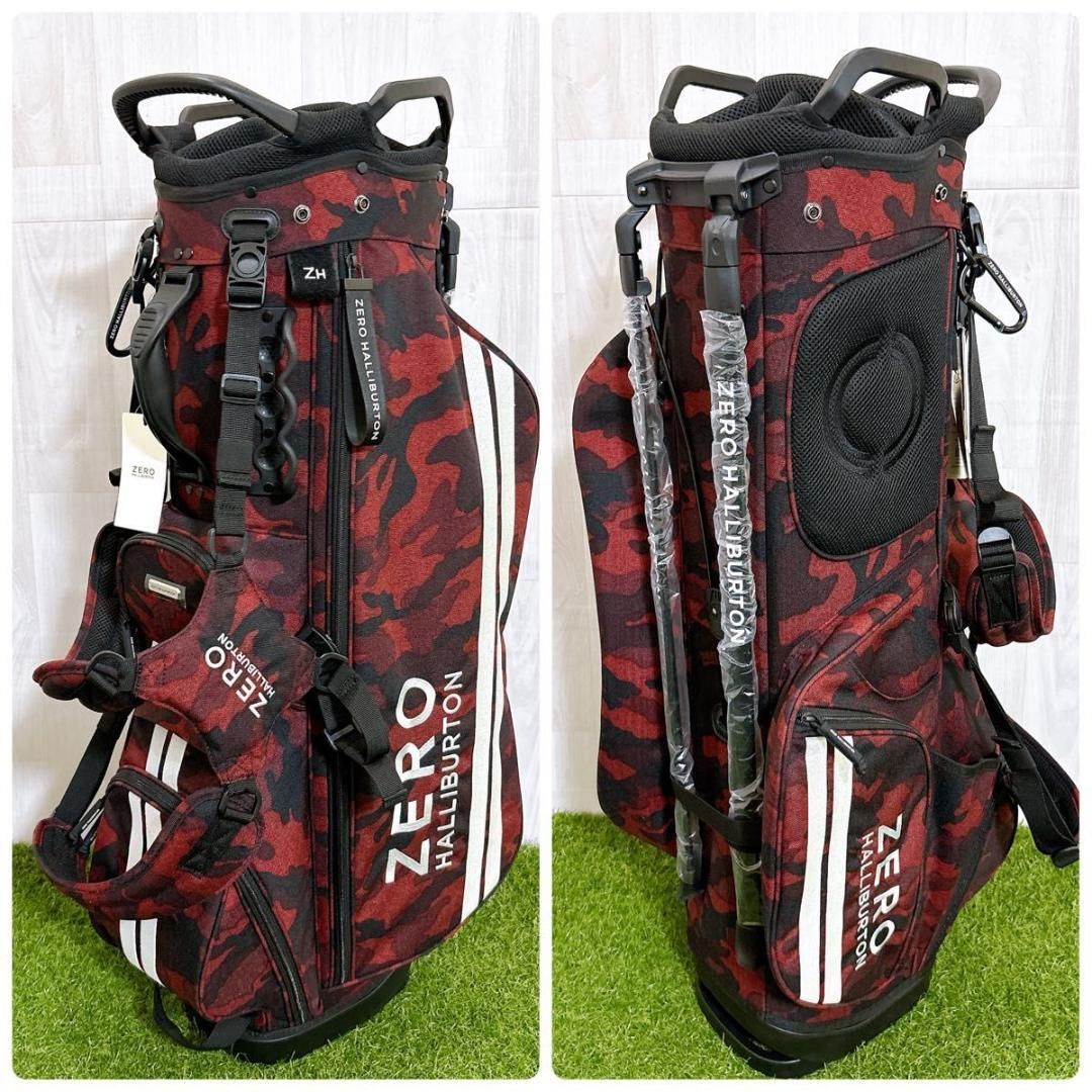  ゼロハリバートン キャディバッグ ゴルフバッグ カモフラ ZHG CB1 口コミゴルフ用品 ゴルフバッグ キャディバッグ ゴルフ