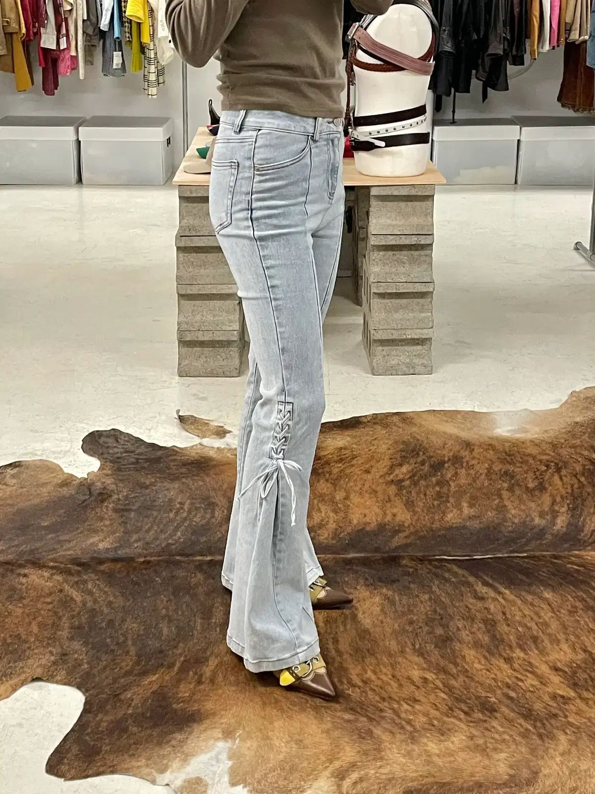 ヴィンテージ レースアップ