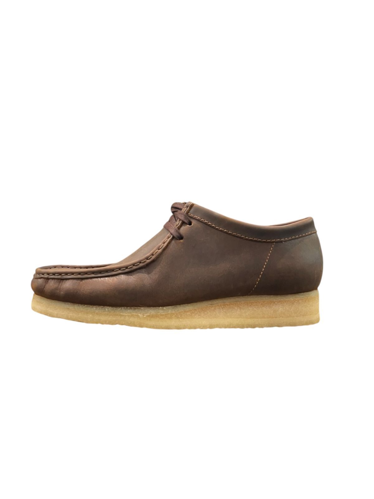 CLARKS WALLABEE BEESWAX クラークス ワラビー ブラウン レザー