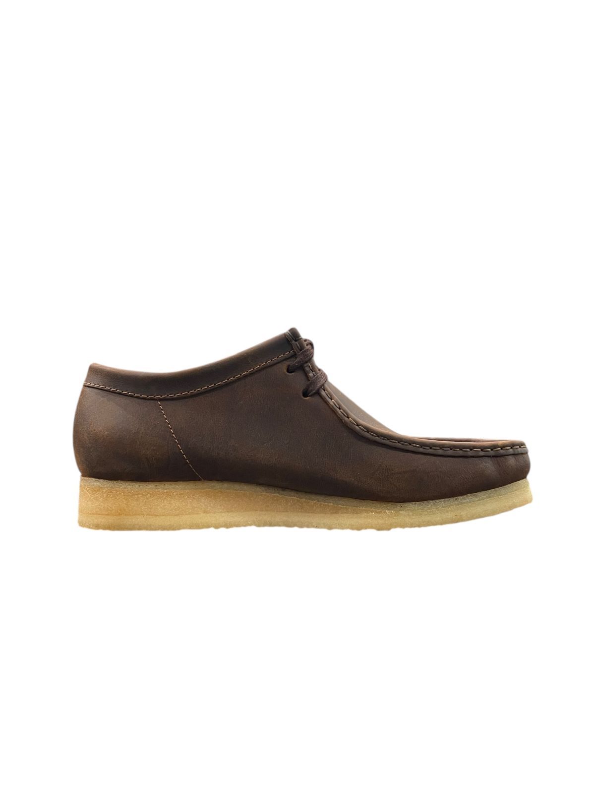 CLARKS WALLABEE BEESWAX クラークス ワラビー ブラウン レザー