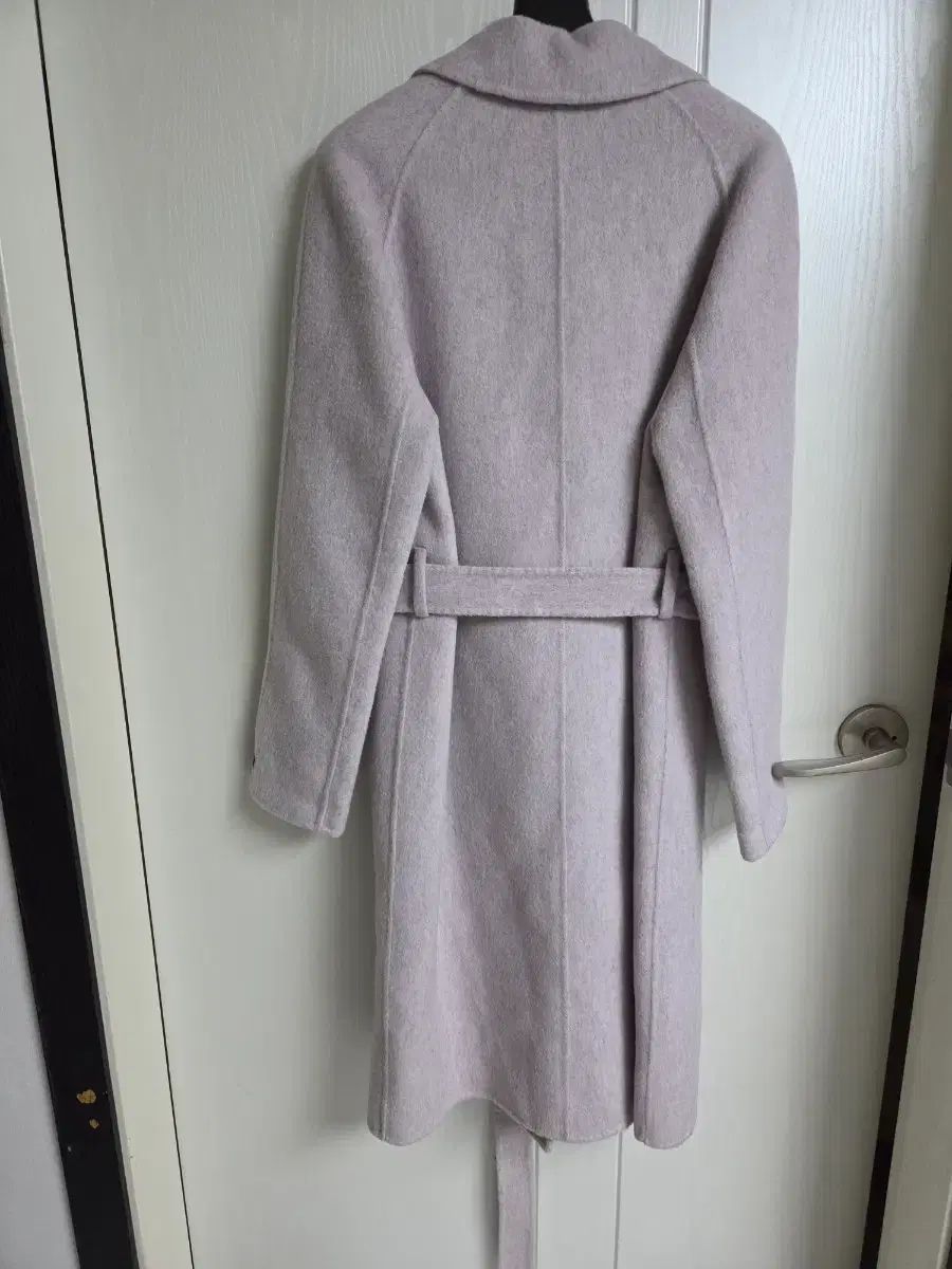 OLIVE des オリーブ デ ウール95 カシミア 5 Long ロング コート ライトパープル