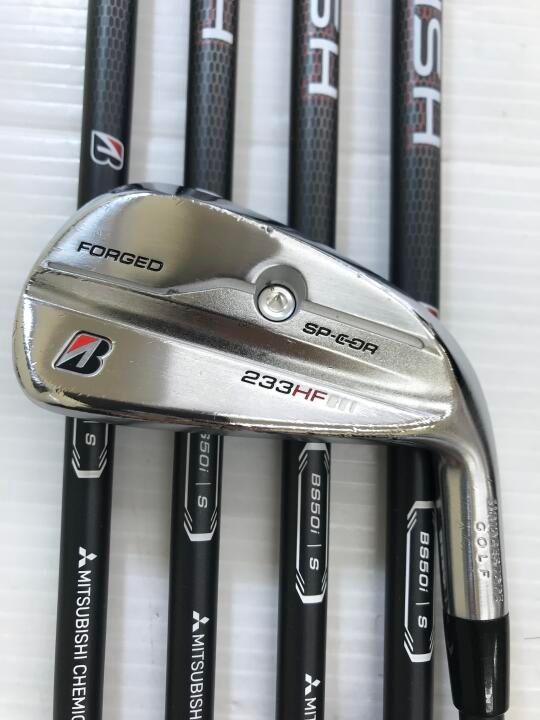 ブリヂストン 233HF 6-P 48° 6本 VANQUISH BS50i S B シリーズ】 233HF IRON ［VANQUISH BS50i]（カーボン） 1本(#5 S