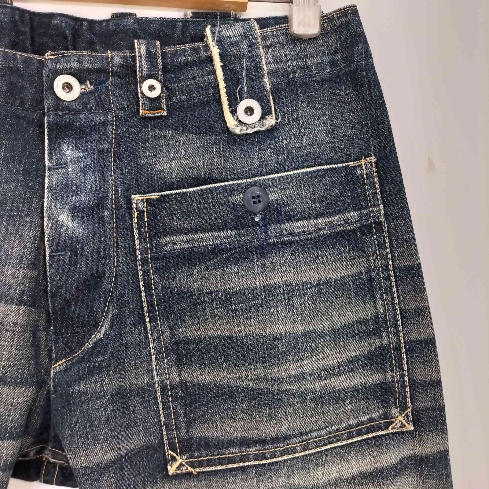 ディーゼル DIESEL 00s Y2K フラップポケット ボタンフライ ワイド 