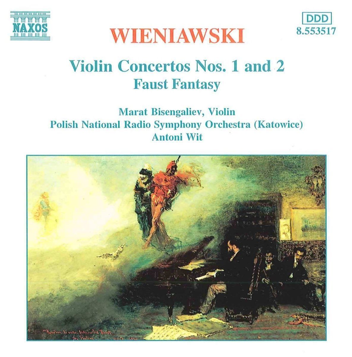 中古CD】Violin Concertos 1 & 2 /Naxos /Henryk Wieniawski /K1104