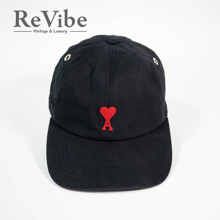 AMI PARISアミパリス DE COEUR CREW CAP ロゴ ミニハート キャップ