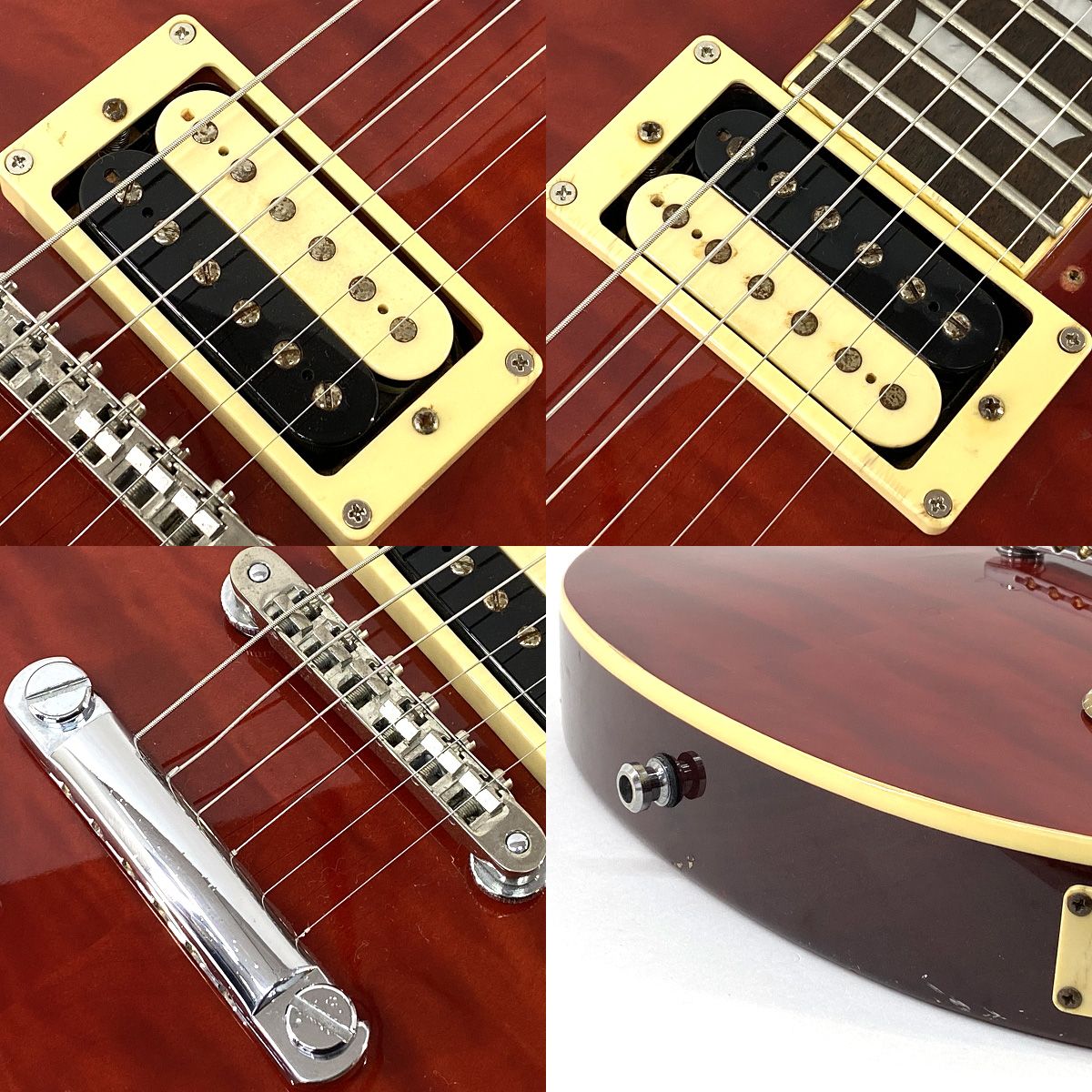 Bacchus バッカス BLS-700FM シースルーレッド レスポール エレキ