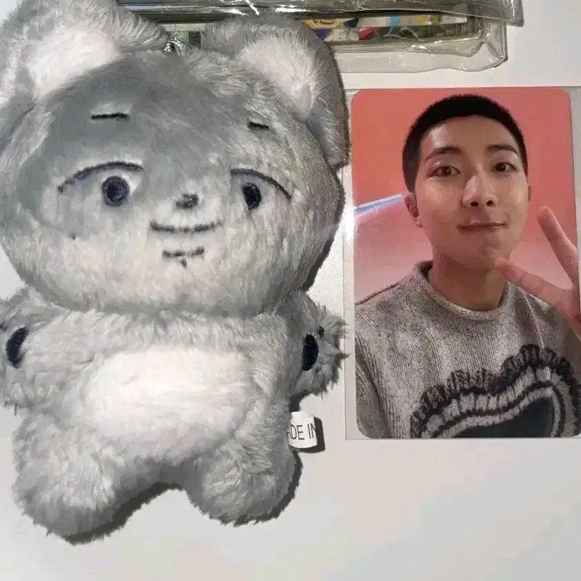 10cm BTS RM ナムジュン ぬいぐるみ本体➉ BTS 防弾ナムジュン RM アールエム アミ写真展イベント 当選トレカ