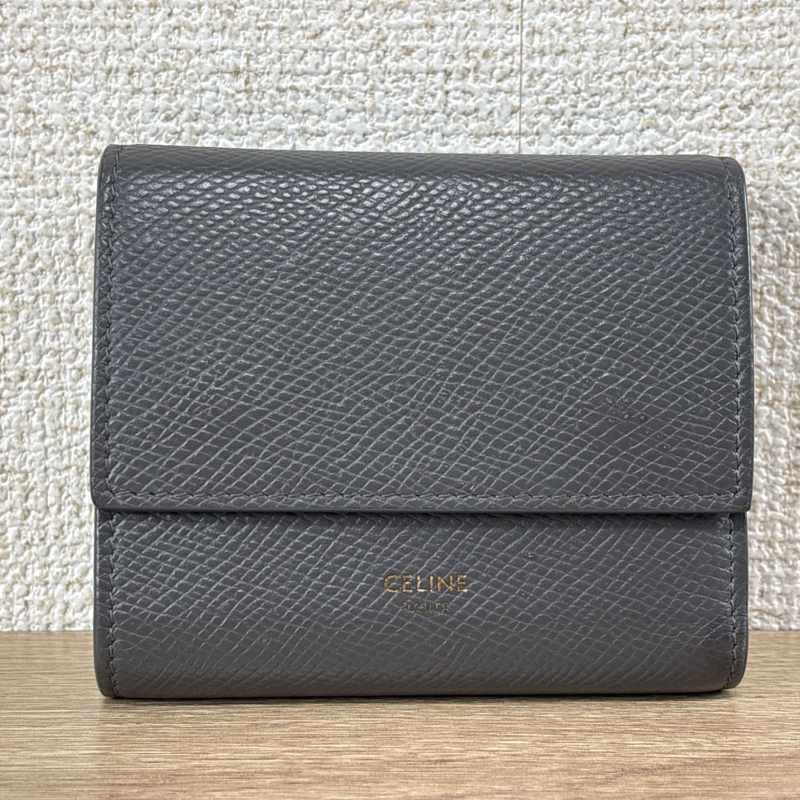 CELINE セリーヌ 折り財布 三つ折り財布 スモール トリフォールドウォレット コンパクトウォレット ミニ財布