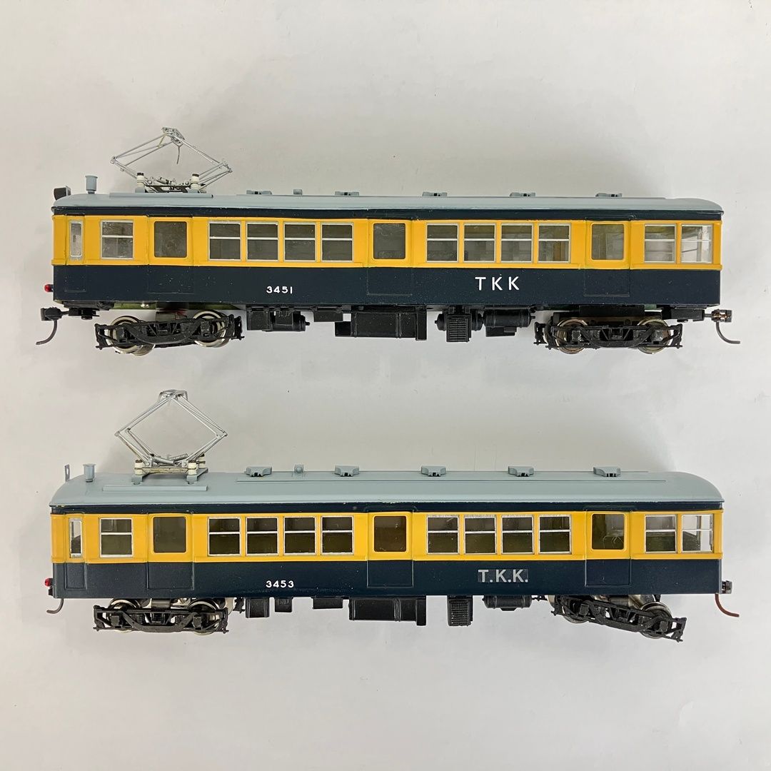 アマミヤ 真鍮キット 東急 3450 2輛組 床下機器付 組立品 鉄道模型 HO