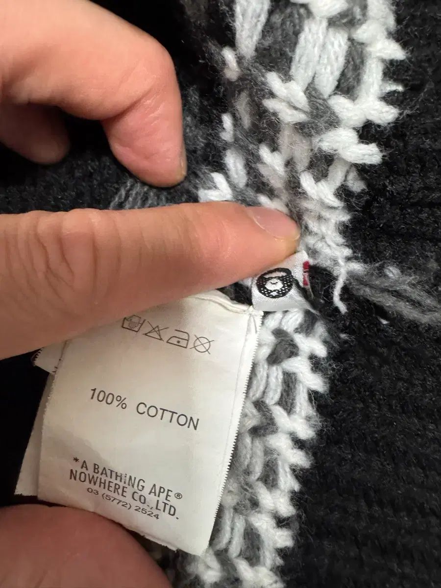  Aape アベイシングエイプ ニット ジップアップ カーディガン ブラック XL 長袖 カーディガン ボレロ アンサンブル