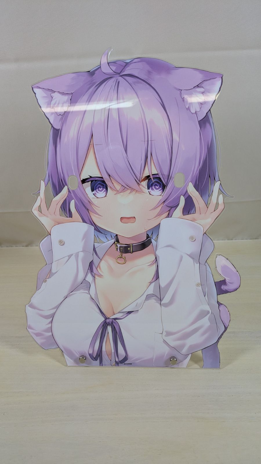 大野41-100-1220] ホロライブ 猫又おかゆ BIGメガネ置きアクリル