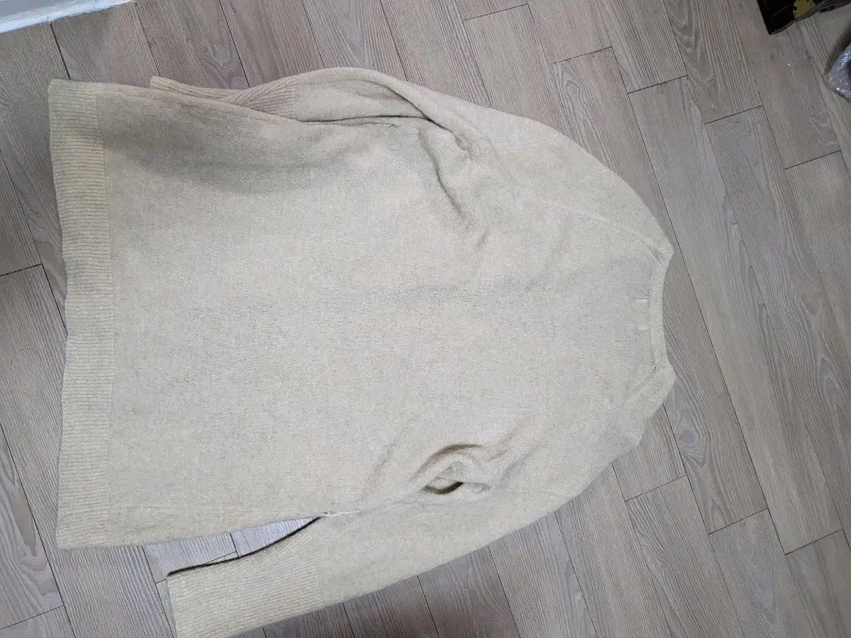 TIME タイム ベージュ色 ロング カーディガン