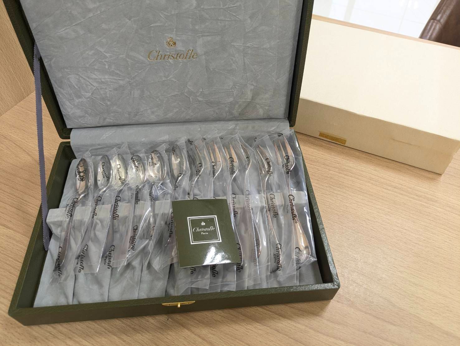 EL6】未開封 クリストフル カトラリー スプーン フォーク 12点セット