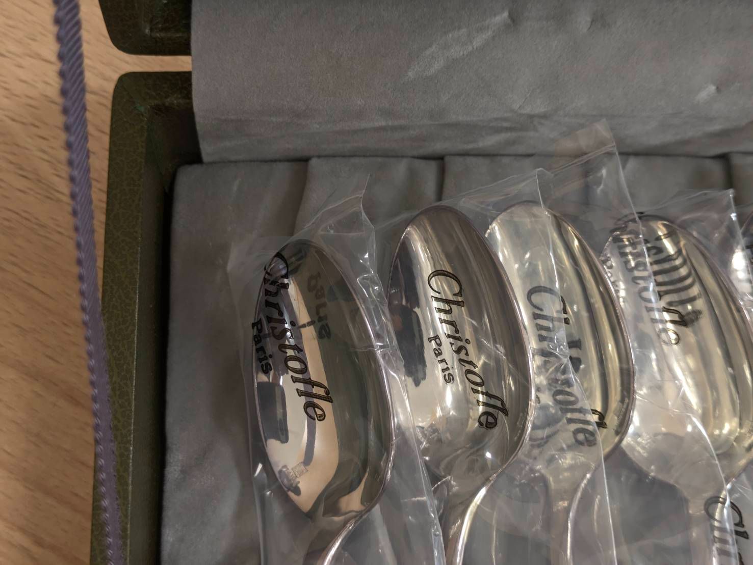 EL6】未開封 クリストフル カトラリー スプーン フォーク 12点セット