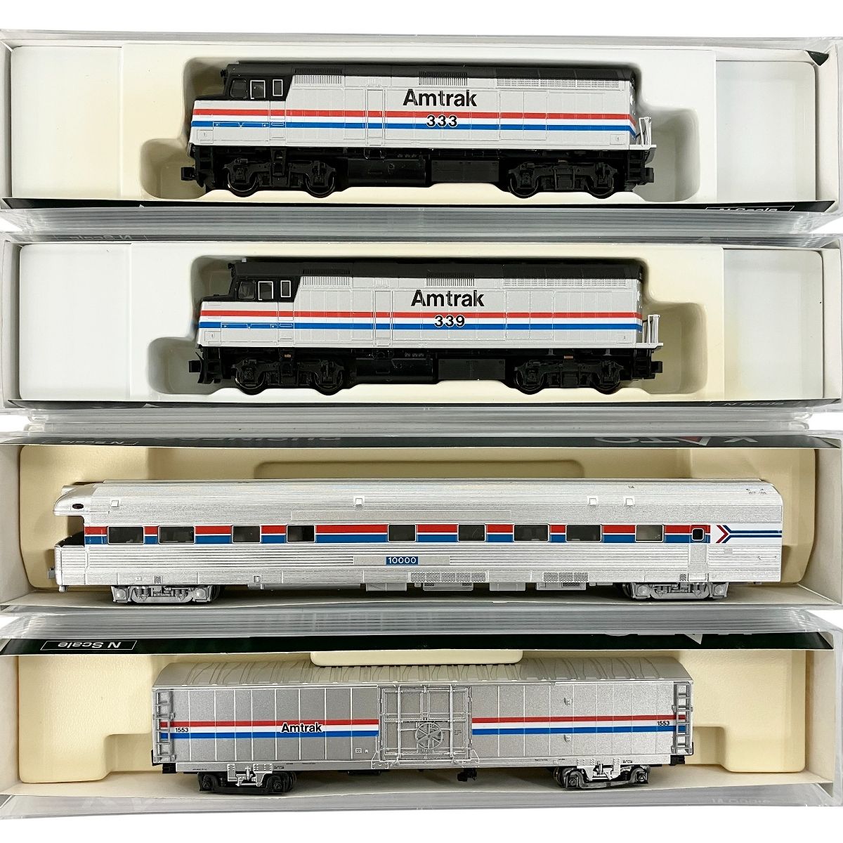 KATO 106-6201 Amtrak Phase III 他 4両セット 鉄道模型 N 中古