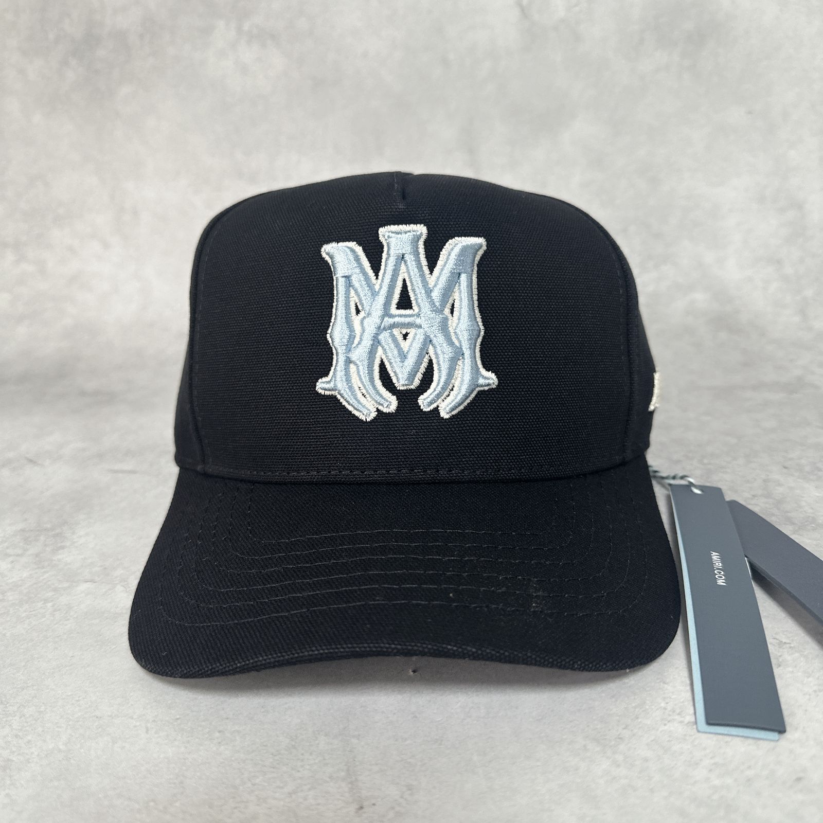 AMIRI アミリ MA Outline キャンバス キャップ 帽子 ブラック