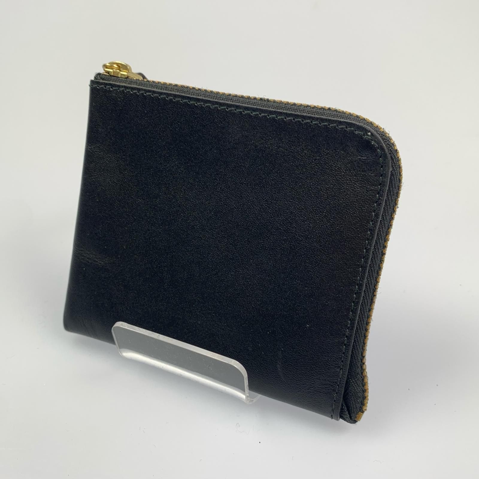 COMME des GARCONS コムデギャルソン 長財布 CLASSIC PLAIN Lジップ ウォレット ブラック 124