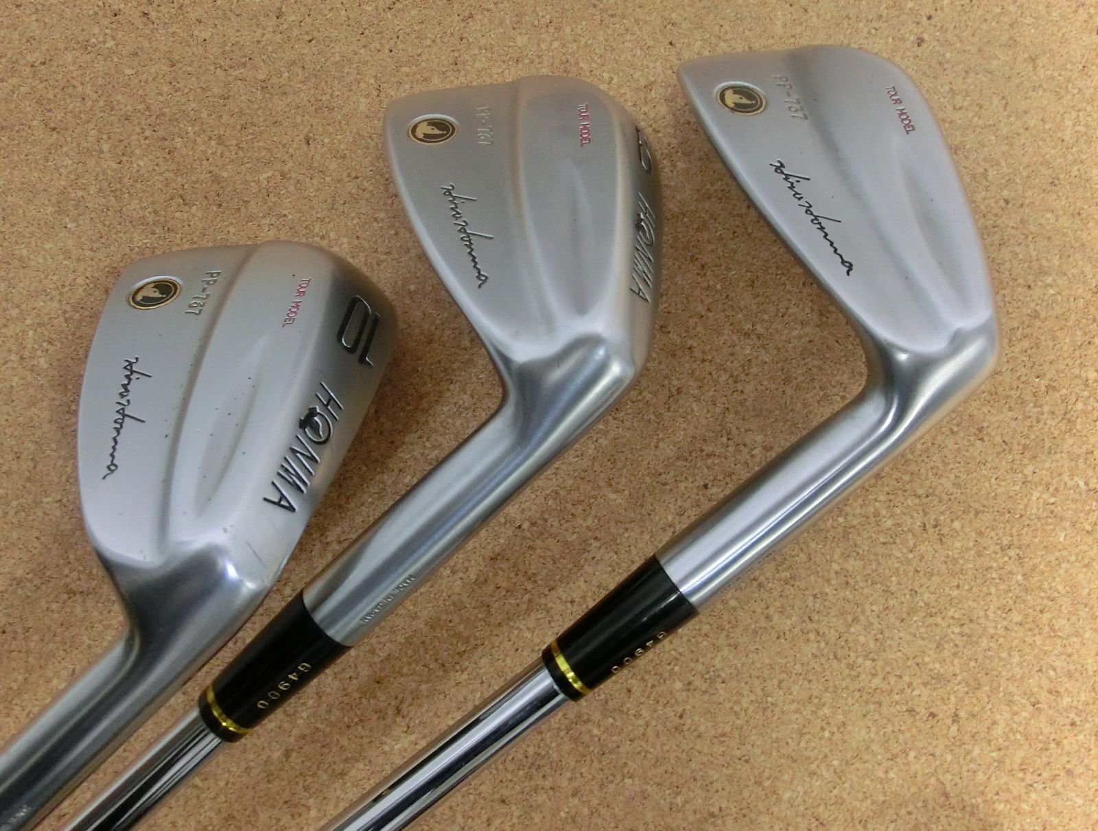 中古品 HONMA ホンマ アイアンセット 黒モグラ 10本セット PP-737 PP