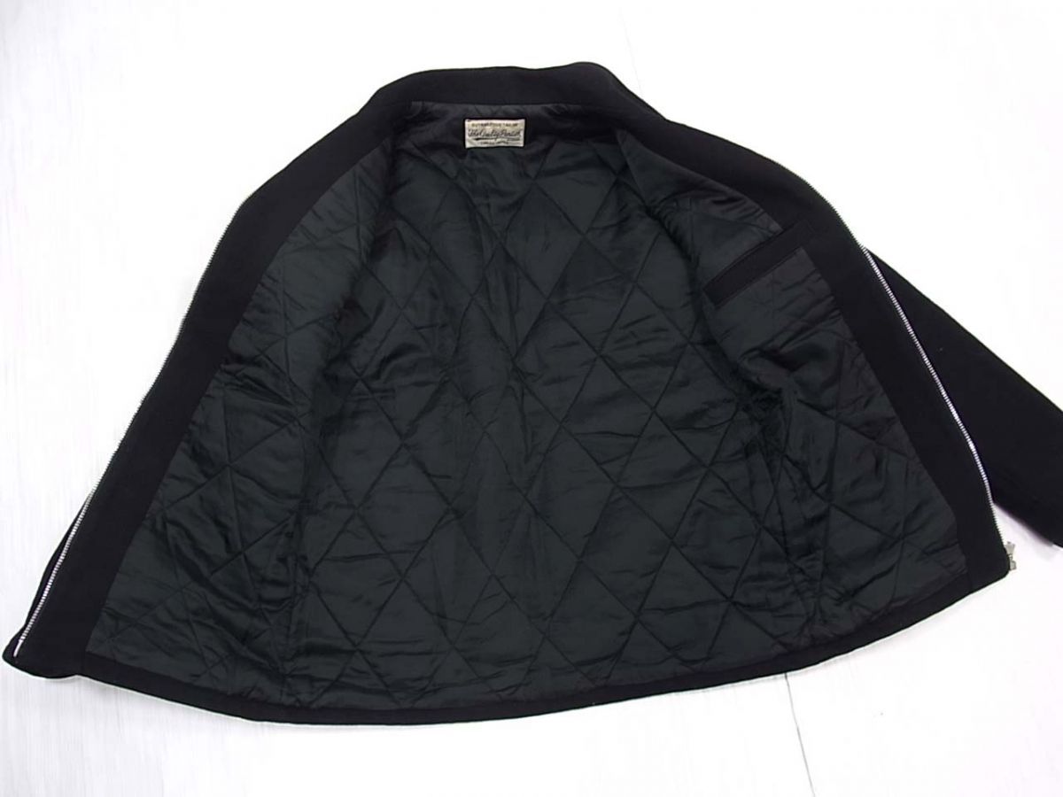 ◇WACKOMARIA ワコマリア メルトンジャケット G.P UPSETTER ZIP MELTON