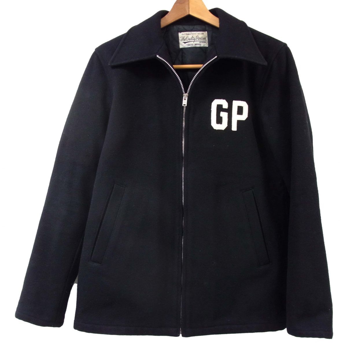 ◇WACKOMARIA ワコマリア メルトンジャケット G.P UPSETTER ZIP MELTON