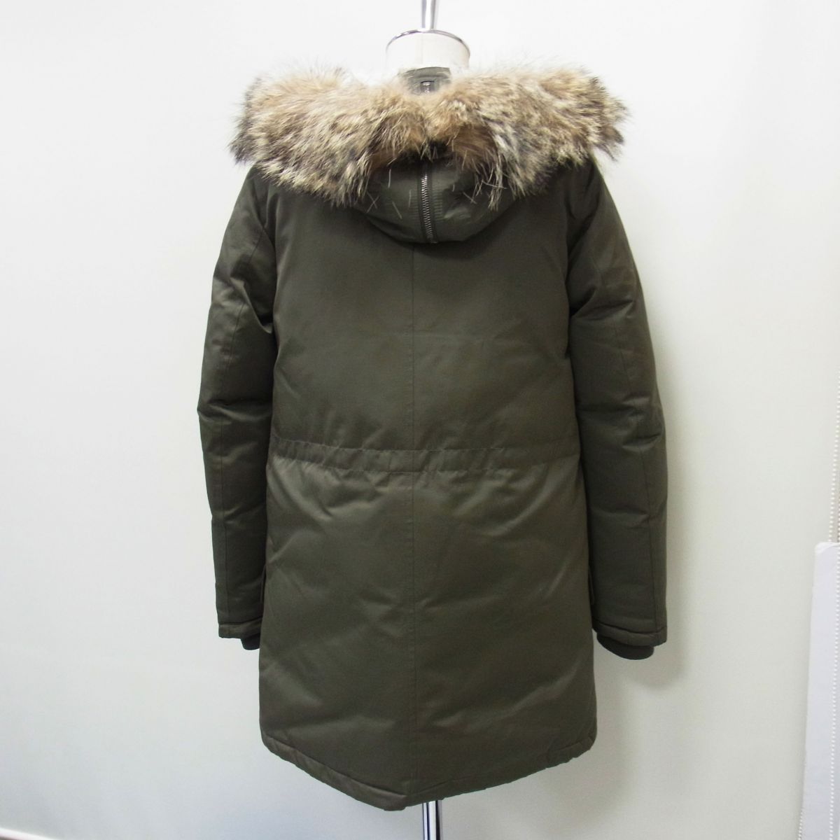 美品 セオリー ダウンジャケット ミリタリー ファーコート カーキ 定価82.950円☆theory セオリー N-3B ミリタリーダウンコート