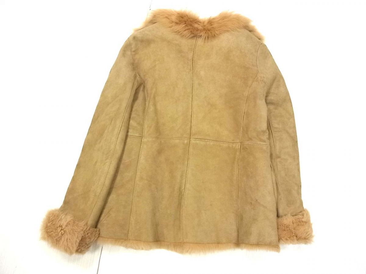 ムートンコート 羊革 冬物 ショートコート レディース