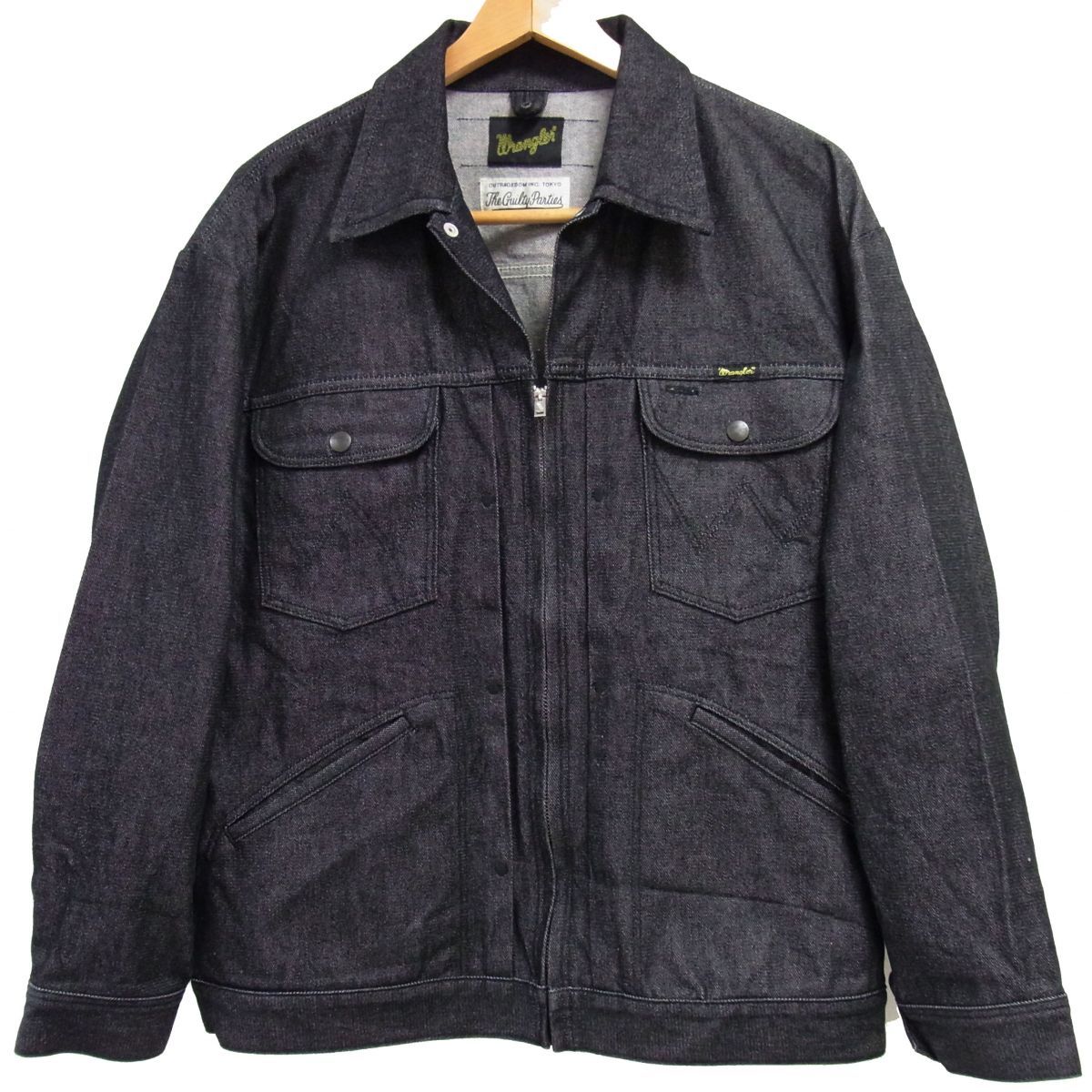 25ss 美品 WACKO MARIA WRANGLERデニムジャケット Wrangler/WACKO MARIA デニムジャケット25SS WACKO MARIA × WRANGLER