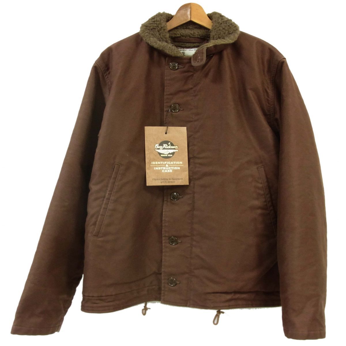 定価75 000円 BuzzRickson s バズリクソンズ N-1 デッキジャケットNAVY DEPARTMENT DEMOTEX-ED メンズ