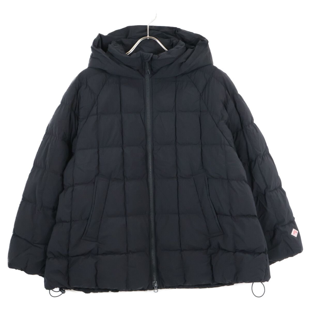 DANTON ダントン DT-A0191NPS ﾌﾞﾗｯｸ ﾌｰﾄﾞ付き ｽｸｴｱｷﾙﾄ Aﾗｲﾝ ﾀﾞｳﾝｼﾞｬｹｯﾄ