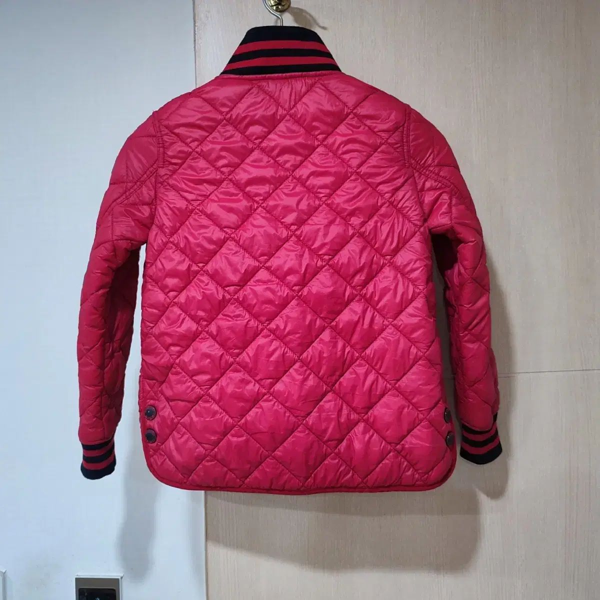バーバリー キッズ キルティング ジャケット レッド 120 7-8歳 - メルカリ