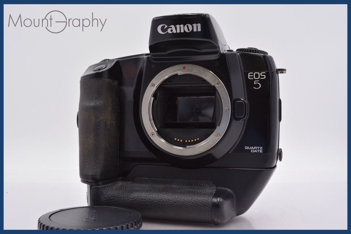 上 キヤノン Canon EOS 5 QUARTZ DATE VG 10 前キャップ付 同梱無料 mj 7441