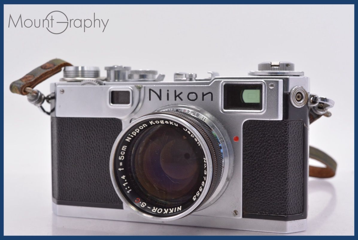 ☆特別特価☆ ニコン Nikon S2 + Nikon NIKKOR-S C 5cm F1.4 ☆完動