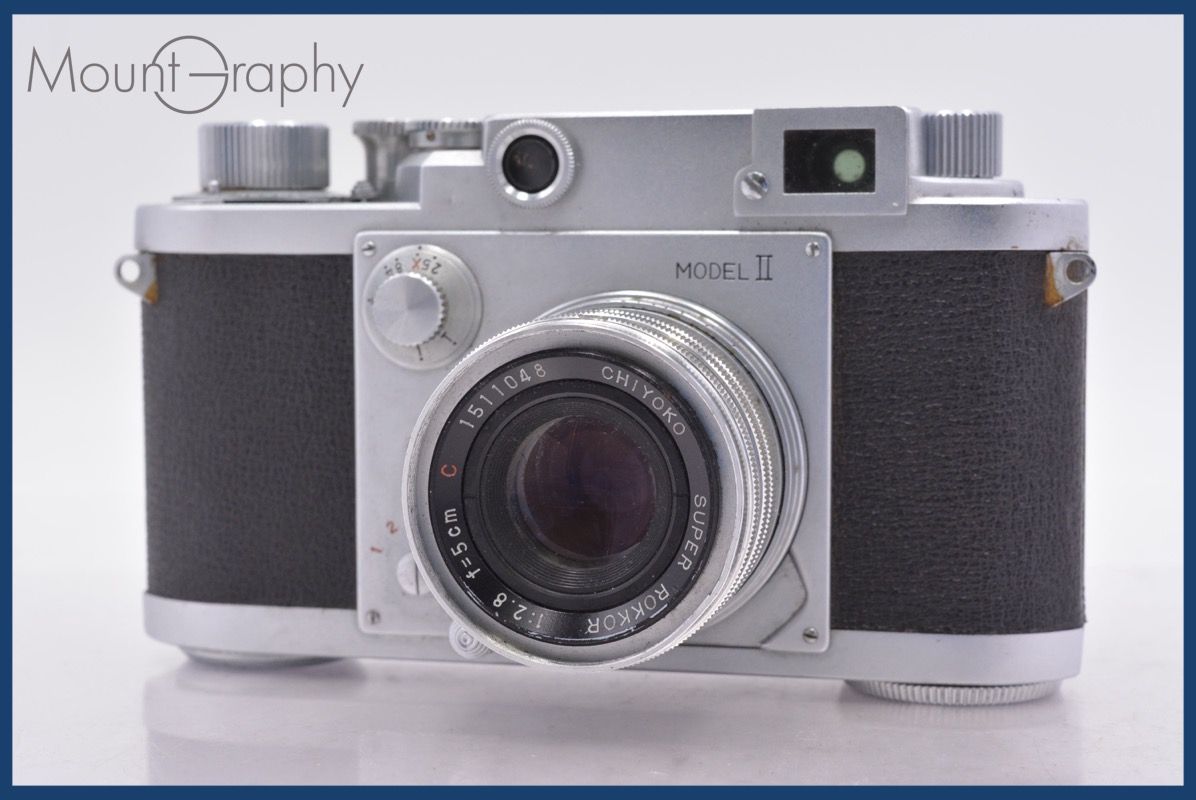 ミノルタ Minolta Chiyoko Super Rokkor C 0909 ☆特別特価☆ ミノルタ MINOLTA-35 MODEL II + CHIYOKO SUPER ROKKOR