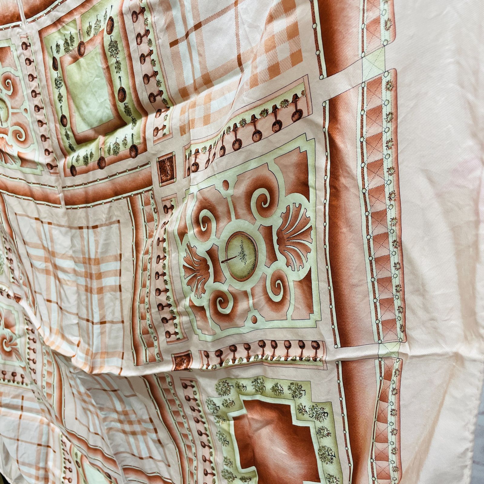 バーバリー Burberry ヴィンテージ 旧ロゴ スカーフ ストール 大判