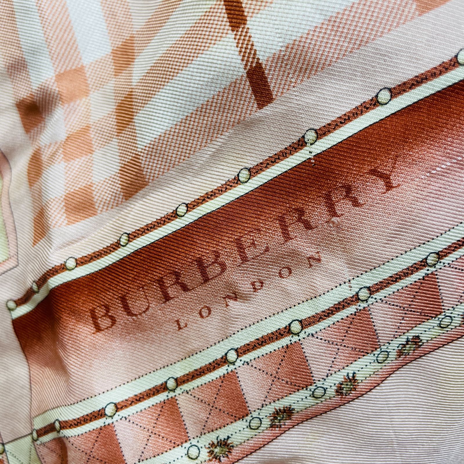 BURBERRY バーバリー 大判スカーフ ストール ヴィンテージ