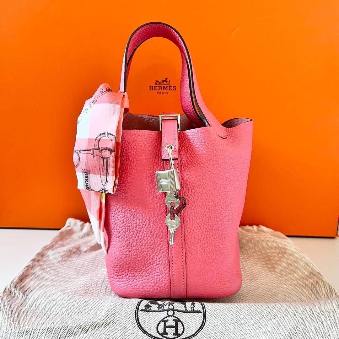 人気カラー★エルメス ピコタンロックMM ビスキュイ Y刻印 オマケ付き 人気カラー☆エルメス ピコタンロックMM ビスキュイ Y刻印 オマケ付き