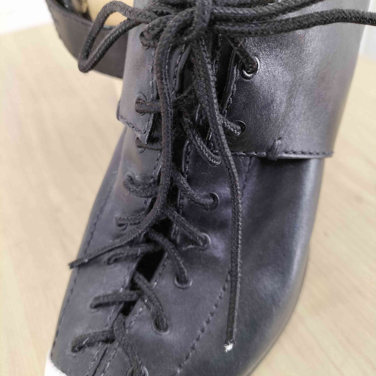 ●alexander mcqueen レースアップブーツ Alexander McQueen アレキサンダーマックイーン レースアップ ブーツ