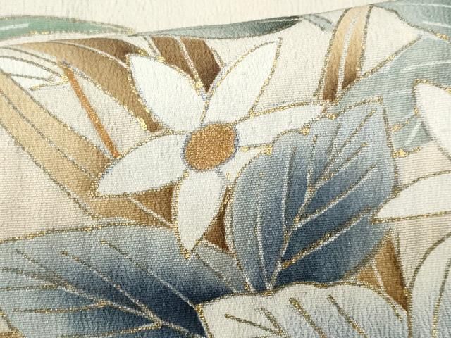 平和屋着物□豪華黒留袖 刺繍 草花文 金彩 正絹 逸品 CABA7847fb