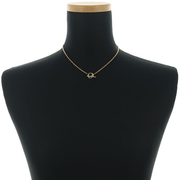 エルメス チェーンネックレス グレナン エシャペ 38cm K18YG #183180