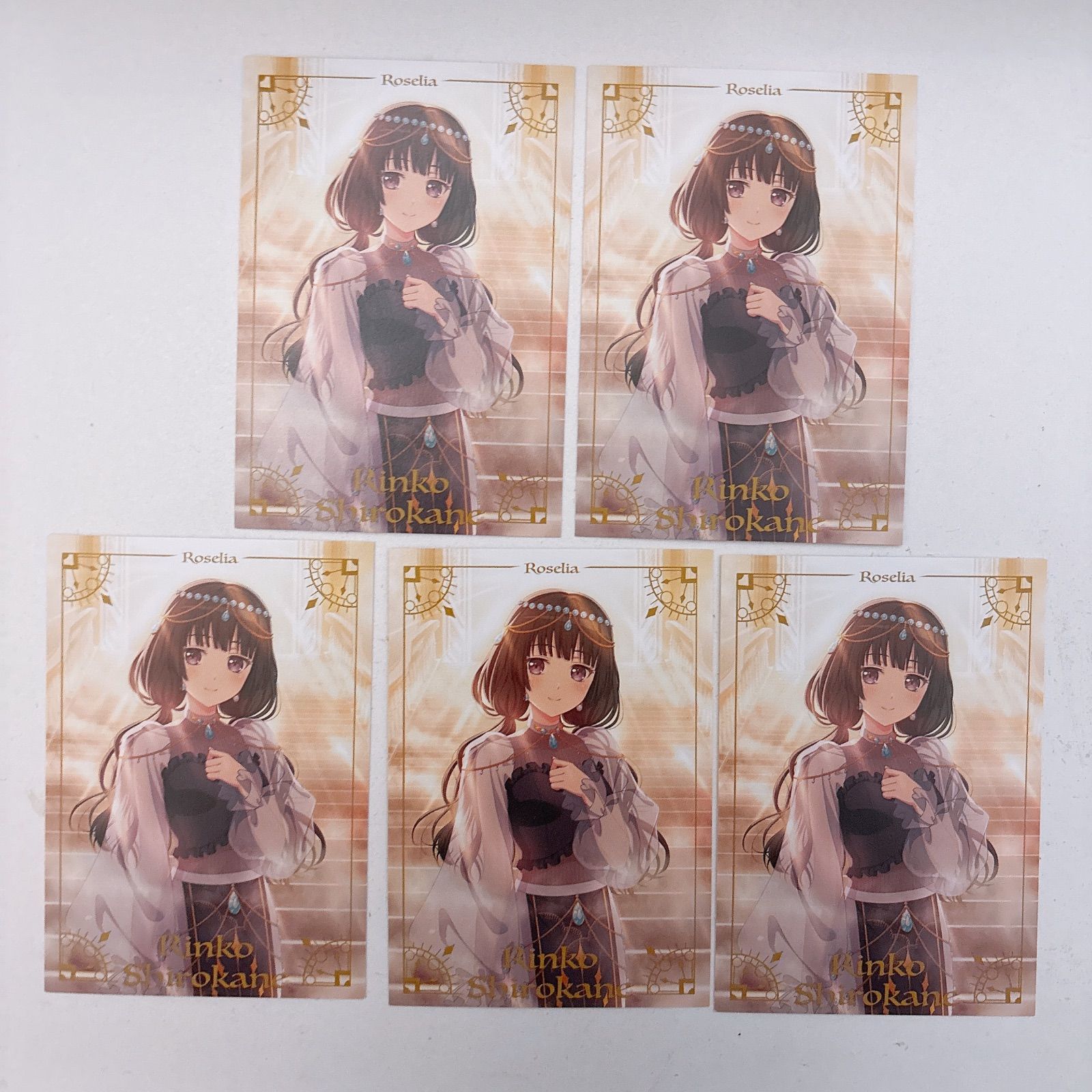 バンドリ Roselia ロゼリア Dazzle the Destiny CD特典 キャラクター