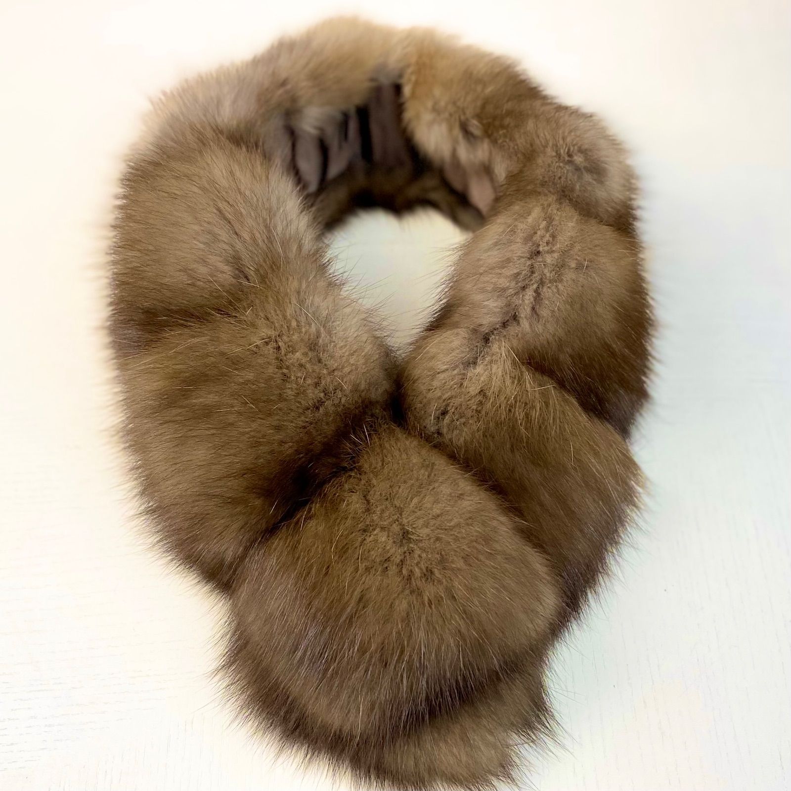 クリスマスフェア🎄🎁✨ 超高級！ロシアンセーブルマフラー*毛皮の王様