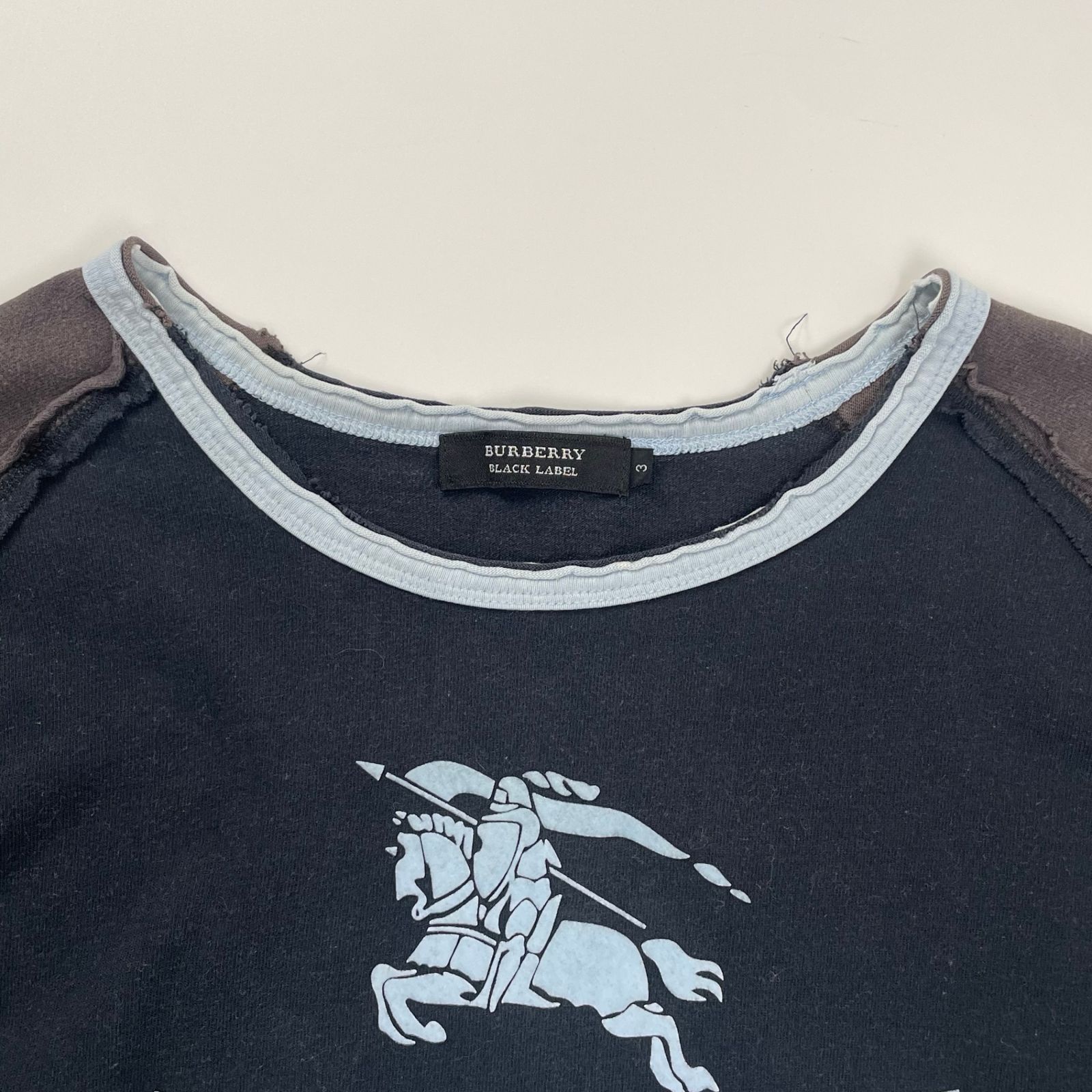 BURBERRY BLACK LABEL バーバリーブラックレーベル / 00s ラグラン