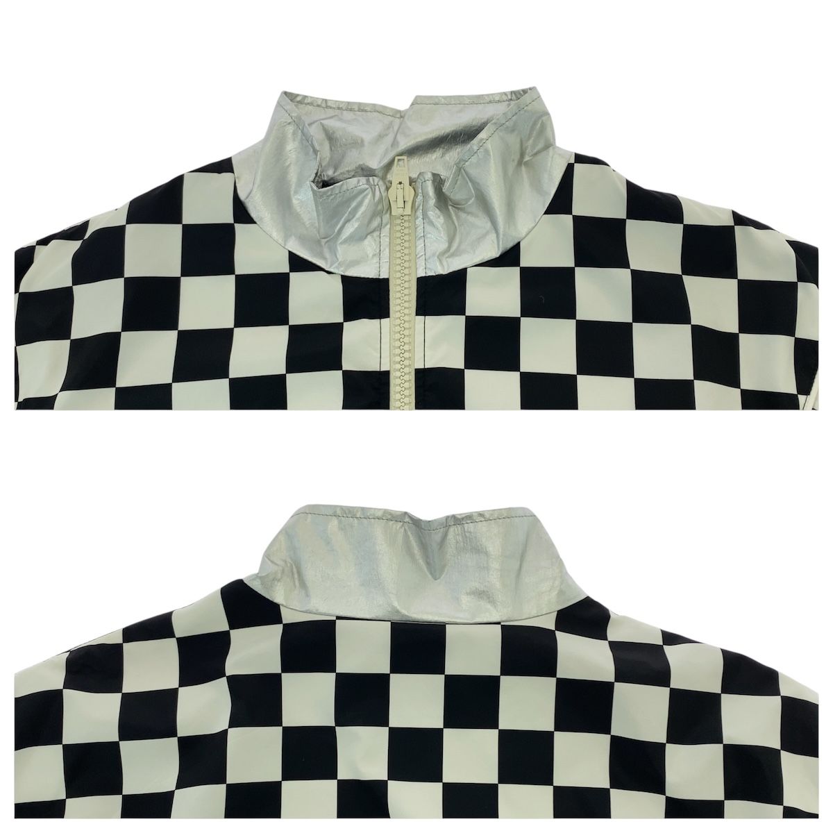 美品 CELINE セリーヌ ルーズチェッカーボードブールブルゾン サイズ46