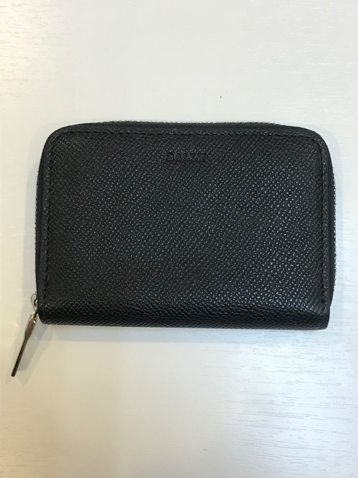 BALLY バリー ブラックレザー コインケース カードケース I.59