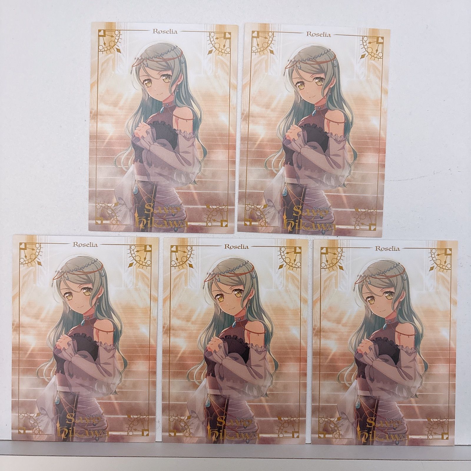 バンドリ Roselia ロゼリア Dazzle the Destiny CD特典 キャラクター