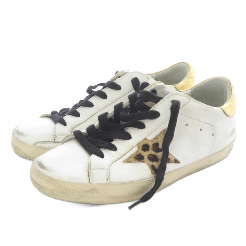 【未使用品】GOLDEN  SUPER STAR 38 スニーカー 白 中古・古着通販】GOLDEN GOOSE (ゴールデングース) Super-Star